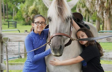 two-girls-white-horse-home
